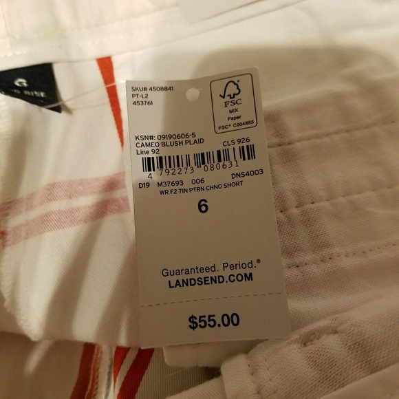 Lands' End Plaid Shorts - Picture 5 of 6